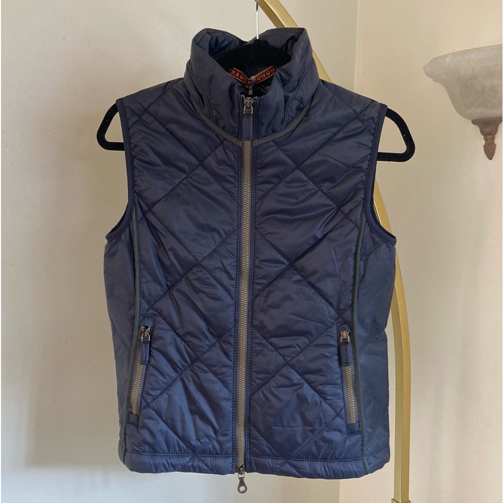 NWT Frauenschuh limited edition light quilted vest in midnight